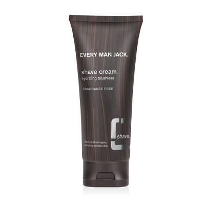 Every Man Jack Men's Fragrance Free Shave Cream for Sensitive Skin Sensitive Skin - 6.7oz