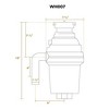 ALFI cyclonehaus High Effciency Garbage Disposal with Solid Brass Flange and Quiet Operation - 2 of 2