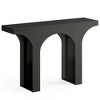 Resenkos Entryway Table, Console Sofa Table,47" Console Table, Wooden Entryway Table Sofa Table with Arch Base, - 4 of 4