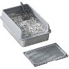 Stainless Steel Cat Litter Box 6" Deep with Lid, Large Non-Stick Cat Box for Big Cats, Easy to Clean with Double Layer Litter Mat & Scoop - 3 of 4