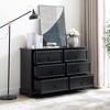 RISOKEYS Farmhouse 6-Drawer Chest of Drawers for Bedroom, Modern Wooden Drawer with 6 Storage Drawers,for Bedroom,Living Room,Hallway,Office, - 4 of 4