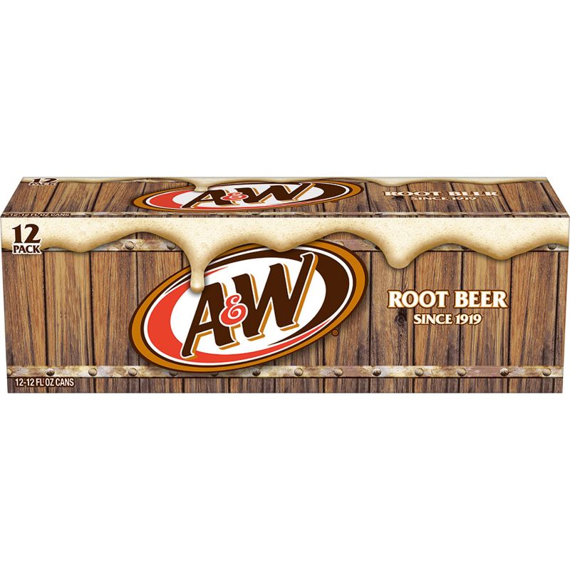 A&#38;W Root Beer Soda - 12pk/12 fl oz Cans, 4 of 9