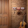 American Art Decor Set of 3 Grand Ole Opry Wooden Cassette Tape Wall Hooks - 2 of 4