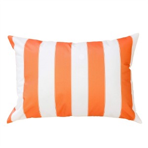 Tramull Horizon Stripe Pillow 14x20 Inches, Indoor Outdoor Decorative Pillow Cover, Water Resistant Solarium Polyester - 1 of 4