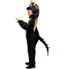 Rubies Kids' Black Dragon Hooded Zipsters Costume - 4 of 4