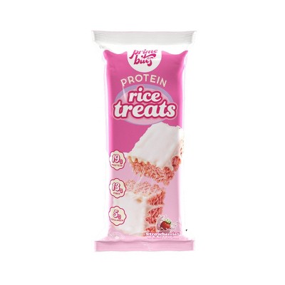 Prime Bites Strawberry Protein Rice Treat- 19g Protein - 9.16oz/4ct