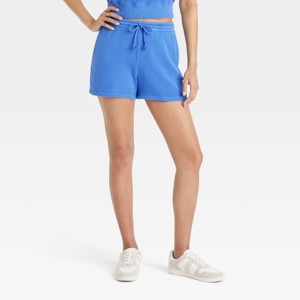 Women's Leisure Studio Mid-Rise Pull-On Shorts - Universal Thread™ - 1 of 3