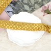 Sewing Sequin Trim 1.2 Inch 6 Row, 25 Yards Glitter Sequin Strip Ribbon Metallic Stretch Bling Fabric DIY Craft Decoration - 3 of 4