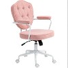 Racxily Tufted Office Chair, Adjustable Height with Plush Comfort for Home Office - 2 of 4