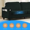 84" Oversized Loveseat Sofa Couch with USB&Type-C Charging Port, Compact 2-Seater Couch with Side Pocket,Ergonomic Design Soft Sofa - 4 of 4