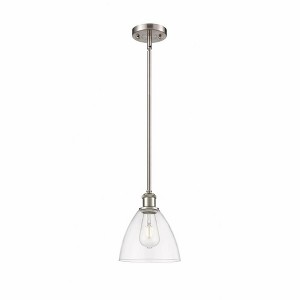 Bristol Glass - 1 Light Mini Pendant In Industrial Style-9.25 Inches Tall and 7.5 Inches Wide - 1 of 1