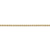 Black Bow Jewelry 1.75mm, 14k Yellow Gold Solid D/C Rope Chain Anklet or Bracelet - 2 of 4