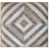 Moti Nyla Ottoman Pouf Gray/Beige Upholstered 18 - 3 of 4
