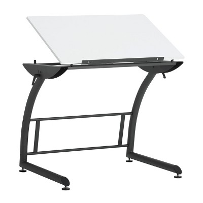 studio designs Triflex Modern Adjustable to Standing Height Table: Dual Tilt, 10-Year Warranty