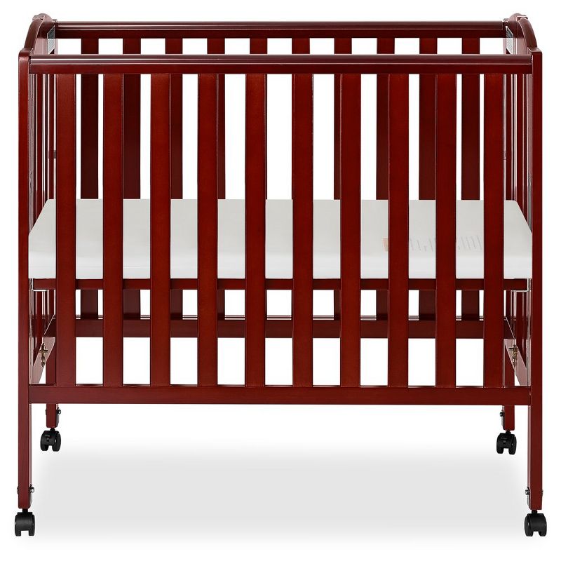 Dream On Me 3 in 1 Portable Folding Stationary Side Crib, 3 of 9