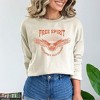 Simply Sage Market Women's Graphic Sweatshirt Free Spirit Distressed Eagle - image 2 of 3