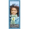 PosterPalooza | Panoramic Shabby Chic Blue Picture Frame - UV Acrylic, Foam Board Backing, Hanging Hardware - 2 of 4