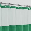 Textured Waffle Weave Shower Curtain with Snap In Liner and 12 Hooks - 2 of 4
