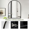 SpassWay Recessed or Wall Mount Medicine Cabinet 24 x 36 Inch Bathroom Mirror Cabinet with HD Mirror, Black - 4 of 4