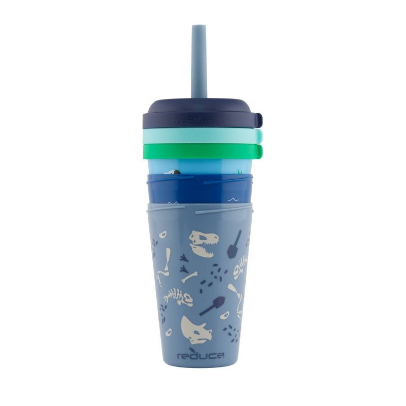 Reduce Go-Go's New Spill Proof 12oz Portable Drinkware with Straw Set, 3 of 8
