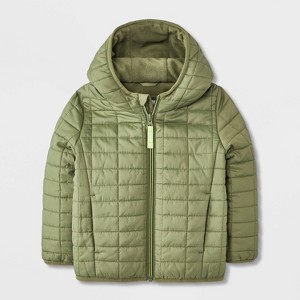 Toddler Boys' Value Hooded Puffer Jacket - Cat & Jack™ - 1 of 4
