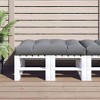 vidaXL Outdoor Fabric Pallet Cushion 47.2"x31.5"x4.7" - Comfortable, Lightweight, Portable - Gray. - 2 of 4