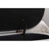VYNXARIA-Velvet Gray Fabric Storage Bench with Wood Legs For Living Room Bedroom Indoor - 4 of 4