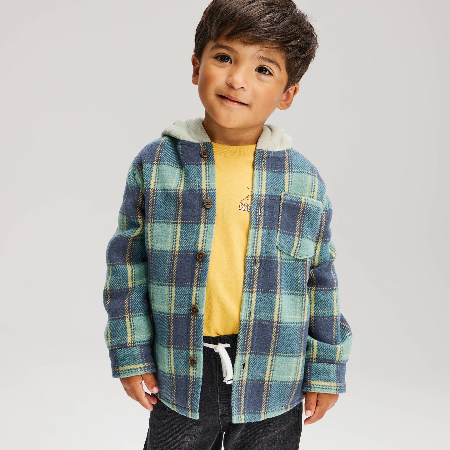 Свитер Cat & Jack Fleece Lined Shacket Sweater для малышей — фото 1