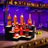 Liquor Bottle Shelf, 2-Tier 16-Inch LED Lighted Liquor Shelf with Remote & App Control, Home Bar Display Wine Rack with Music,for Home,Commercial Bar - 3 of 4