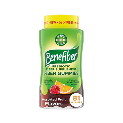 Benefiber Prebiotic Fiber Gummies - 81ct : Target