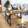 SEVOBAL 58" Game Computer Desk with Storage Home Office Modern Simple Style PC Table Youth Student Adult Writing Table Workstation for Small Space - 2 of 4
