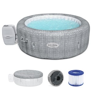 Bestway SaluSpa Honolulu AirJet Inflatable Hot Tub with EnergySense Cover - 1 of 4