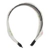 Unique Bargains Fresh Flowers Wide Headband White 1 Pc - 3 of 4