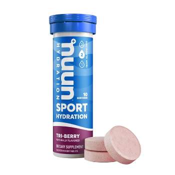 nuun Hydration Sport Drink Vegan Tabs - Tri-Berry - 10ct