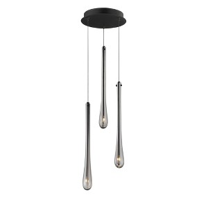 ET2 Lighting Stillo 3 - Light Pendant in  Black - 1 of 4