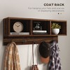 NicBex 2-in-1 Coat Rack & Shoe Bench Set Hall Tree with 5 Hooks and Storage for 10 Pairs of Shoes, for Entryway, Hallway - 3 of 4