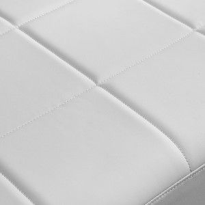 57.9" W Loveseat Sofa, 2 Seat Couch With Metal Armrests, Wide Thick Backrest, High-density Foam Seat Padded, Accent Love Seats - 1 of 4