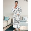ADR Men's Ultra Plush Fleece Robe, Big and Tall Bathrobe - 2 of 4