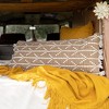 Geometric Arrow Lumbar Pillow Polyester, Jute & Cotton With Polyester Fill by Foreside Home & Garden - 2 of 4