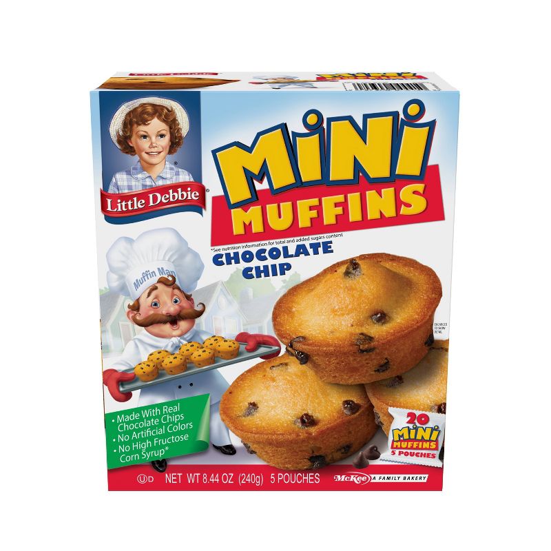 Little Debbie Chocolate Chip Mini Muffins - 8.44oz/5ct, 3 of 6