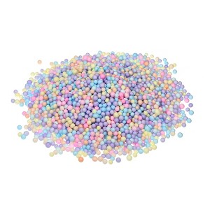 Unique Bargains Lightweight Buoyant Soft Elastic Wedding Party Foam Beads - 1 of 4