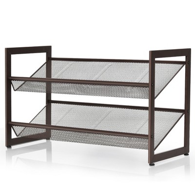 2-Tier Fabric Shoe Rack - Room Essentials™