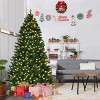 Tangkula 7'PVC Artificial Christmas Tree Pre-Lit 400 LED Lights w/ Metal Stand New - 2 of 4