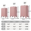 Luggage Sets,20/24/28Inch ABS Spinner Wheel Luggages With Cup Holder And USB Port And Phone Holder,3 Piece Set Of Luggage-Cuddlewood - 4 of 4