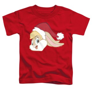 Toddler Boys' Looney Tunes Lola Bunny Santa Hat T-Shirt - 1 of 4