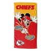 Disney NFL Mickey Kansas City Chiefs Splash Hugger Beach Towel, 30 x 60 inches - 3 of 3