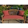 Casual Cushion Solid Sunbrella Fabric 1-Piece Indoor/Outdoor Square Throw Pillow - 2 of 4