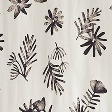 Heathered Black/Floral Print