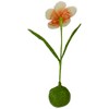 Northlight 19" Large Daisy Flower Artificial Spring Floral Table Top Decoration - Green/Yellow - image 3 of 4