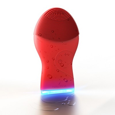 Nautica PC120 Sonic Facial Cleansing Brush Made with Ultra Hygienic Soft Silicone, Waterproof and Rechargeable Face Scrub Brush for Men & Women